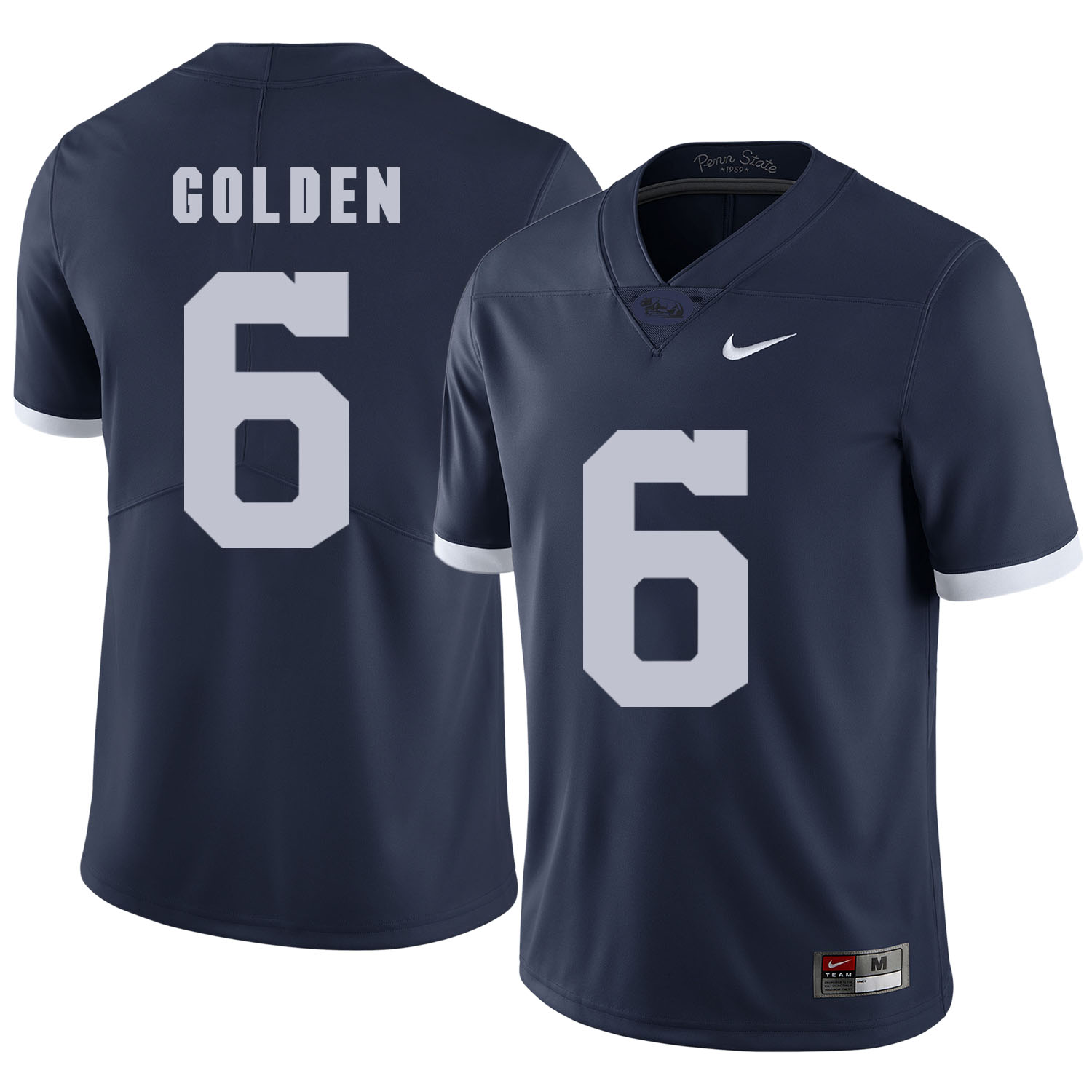 Penn State Nittany Lions 6 Al Golden Navy College Football Jersey