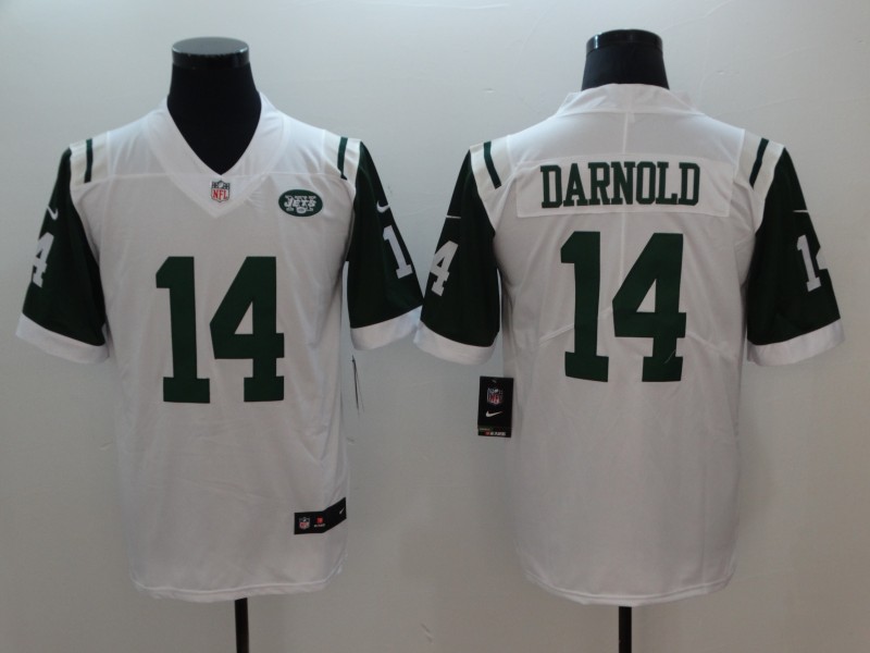 Nike Jets 14 Sam Darnold White Youth Vapor Untouchable Player Limited Jersey