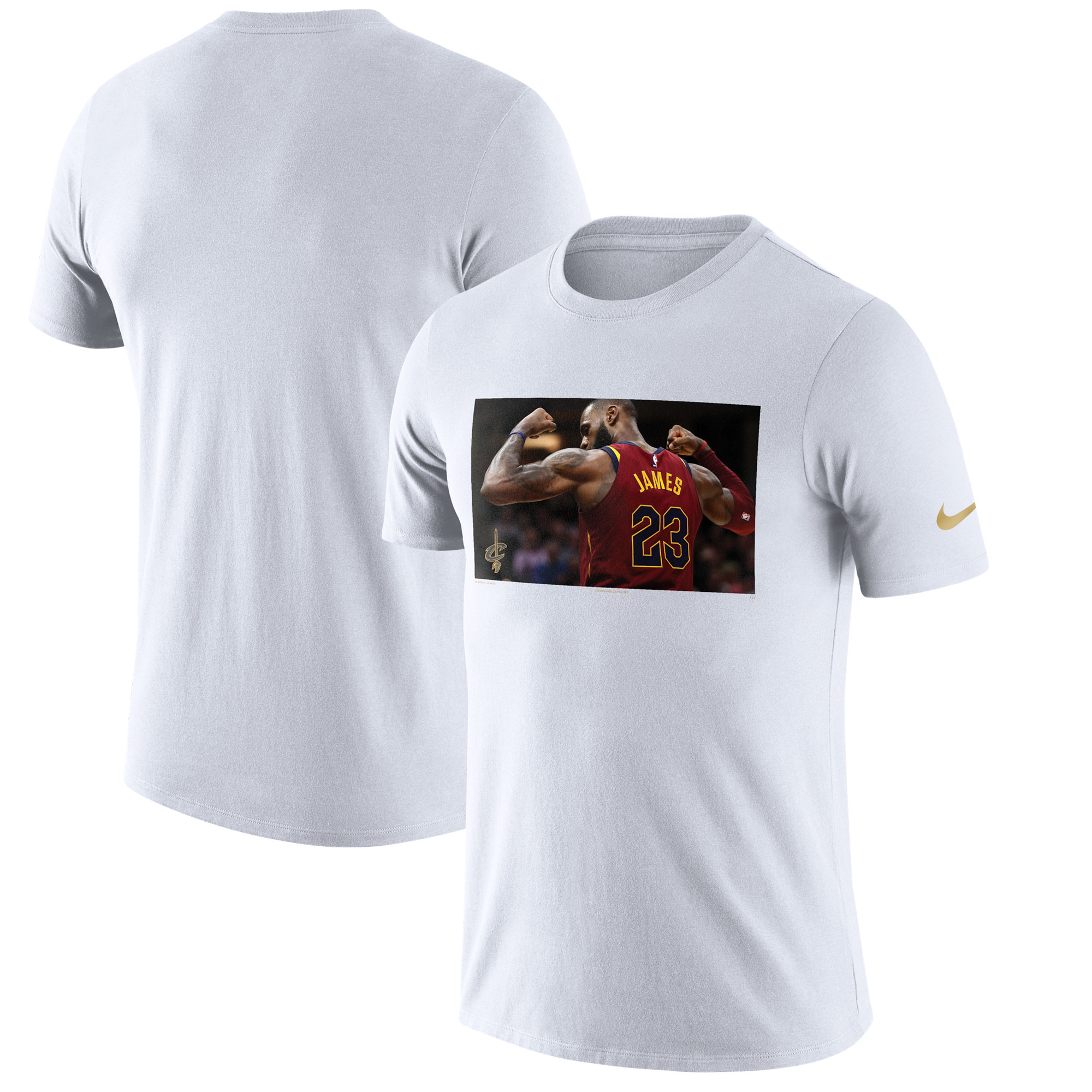Cleveland Cavaliers LeBron James Nike Player Pack Performance T-Shirt White