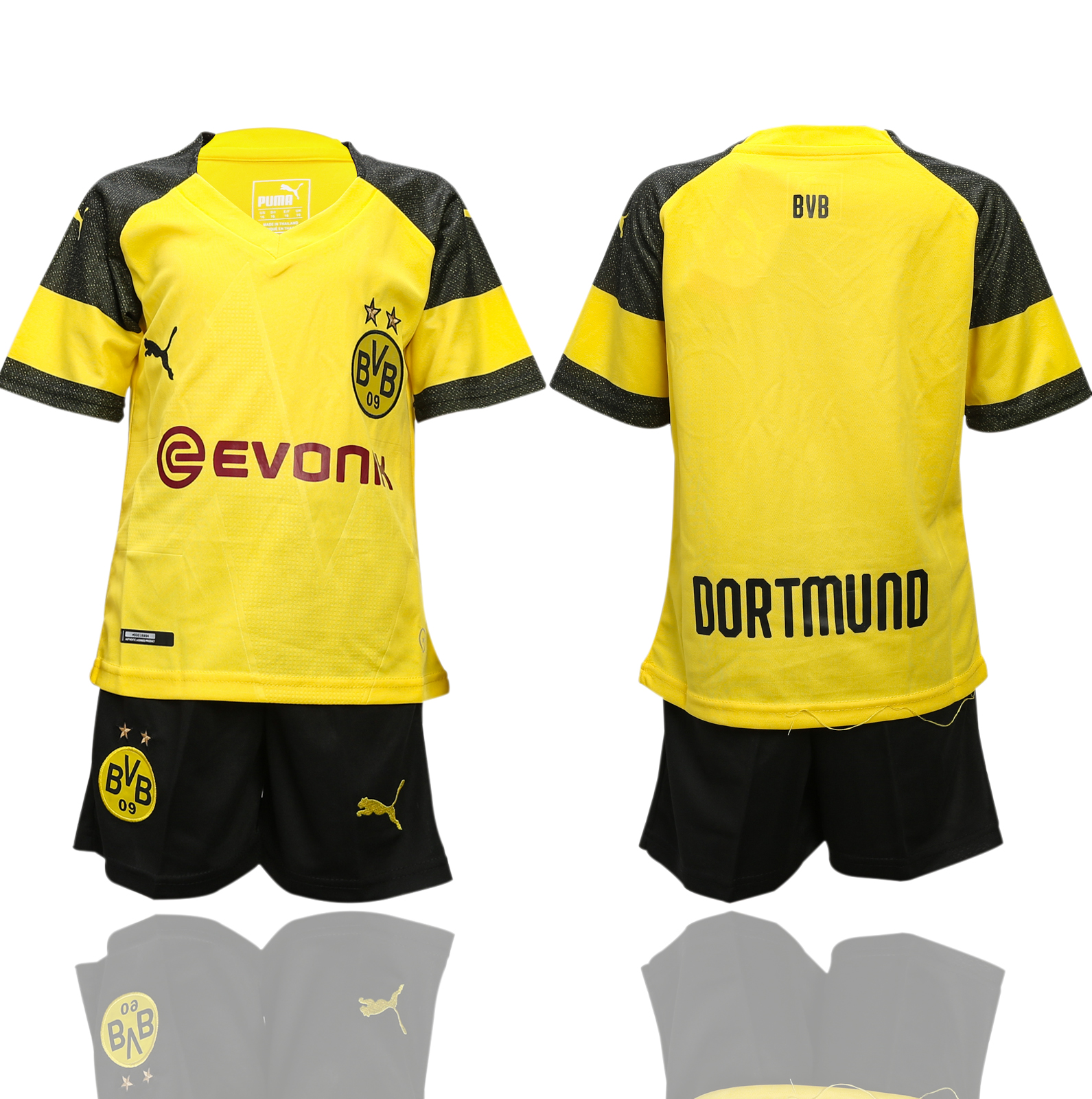 2018-19 Dortmund Home Youth Soccer Jersey