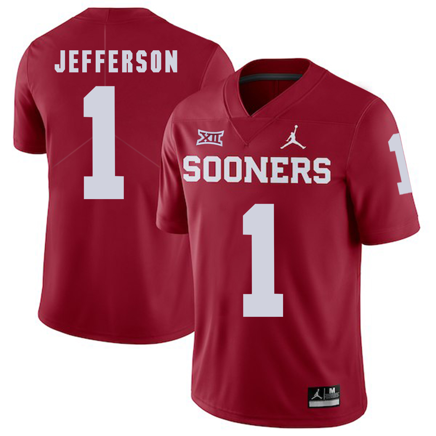 Oklahoma Sooners 1 Tony Jefferson Red College Football Jersey