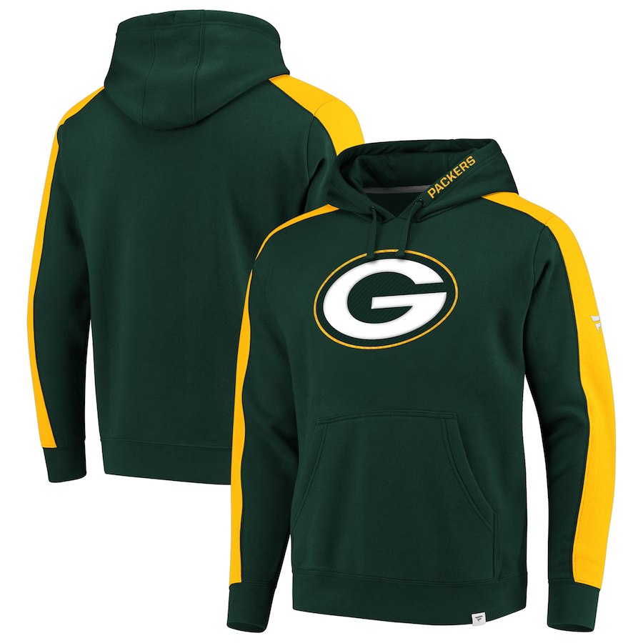 Green Bay Packers NFL Pro Line by Fanatics Branded Iconic Pullover Hoodie Green