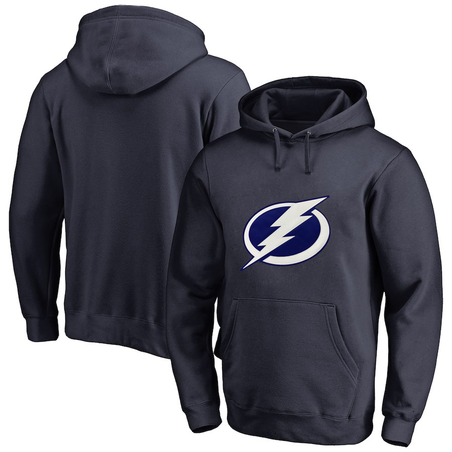 Tampa Bay Lightning Navy All Stitched Pullover Hoodie