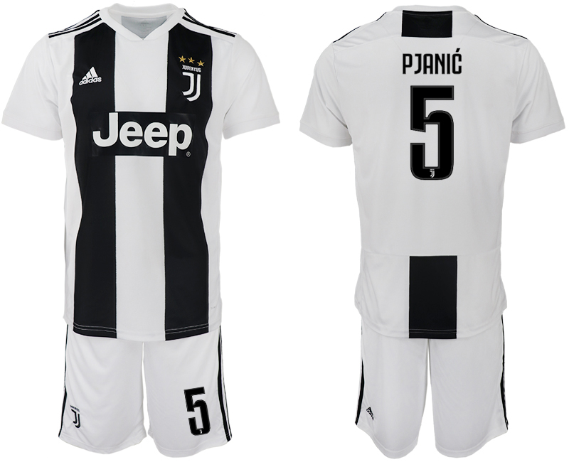 2018-19 Juventus FC 5 PJANIC Home Soccer Jersey