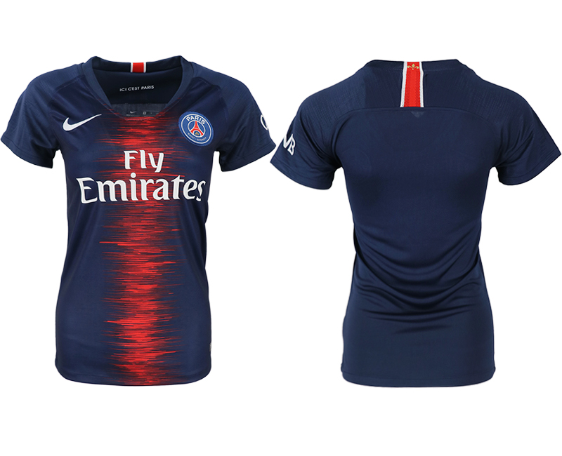 2018-19 Paris Saint-Germain home Women Soccer Jersey