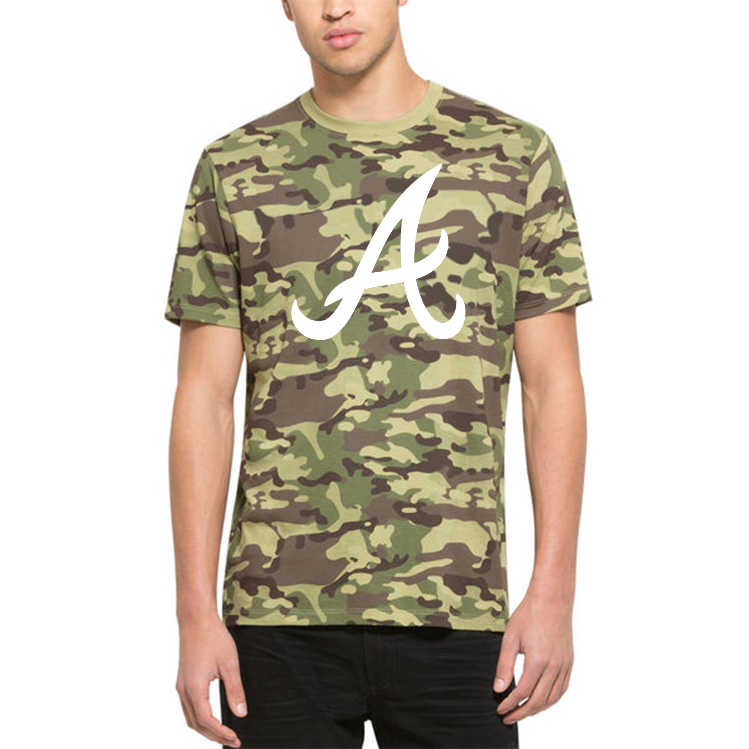 Atlanta Braves '47 Alpha T-Shirt Camo