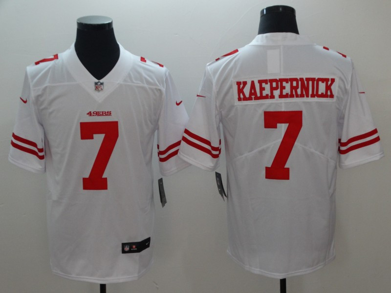 Nike 49ers 7 Colin Kaepernick White Vapor Untouchable Limited Jersey