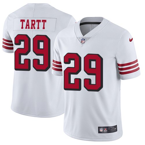 Nike 49ers 29 Jaquiski Tartt White Youth Color Rush Youth Vapor Untouchable Limited Jersey