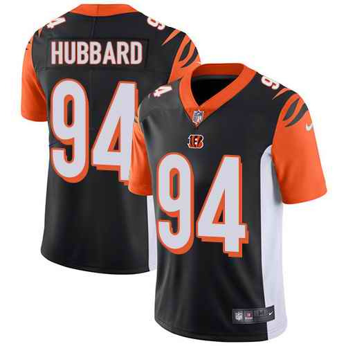 Nike Bengals 94 Sam Hubbard Black Vapor Untouchable Limited Jersey