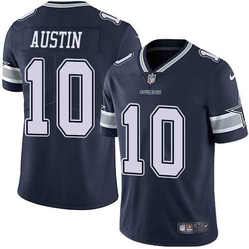 Nike Cowboys 10 Tavon Austin Navy Youth Vapor Untouchable Limited Jersey