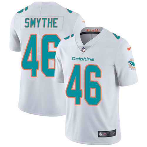 Nike Dolphins 46 Durham Smythe White Vapor Untouchable Limited Jersey