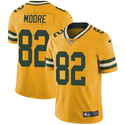 Nike Packers 82 J'Mon Moore Orange Youth Vapor Untouchable Limited Jersey