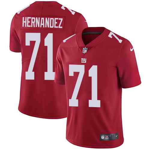 Nike Giants 71 Will Hernandez Red Alternate Youth Vapor Untouchable Limited Jersey