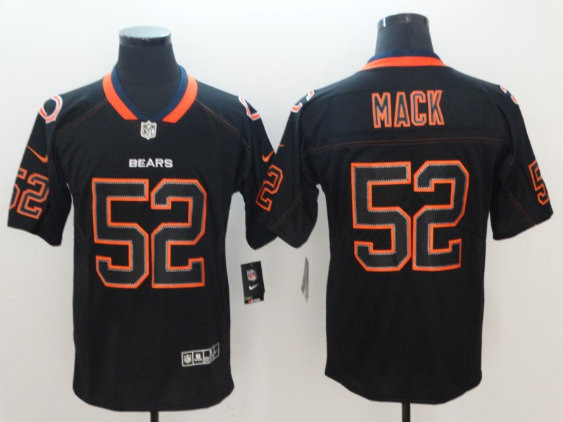 Nike Bears 52 Khalil Mack Black Shadow Legend Limited Jersey