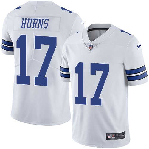 Nike Cowboys 17 Allen Hurns White Youth Vapor Untouchable Limited Jersey