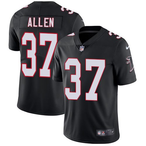 Nike Falcons 37 Ricardo Allen Black Vapor Untouchable Limited Jersey