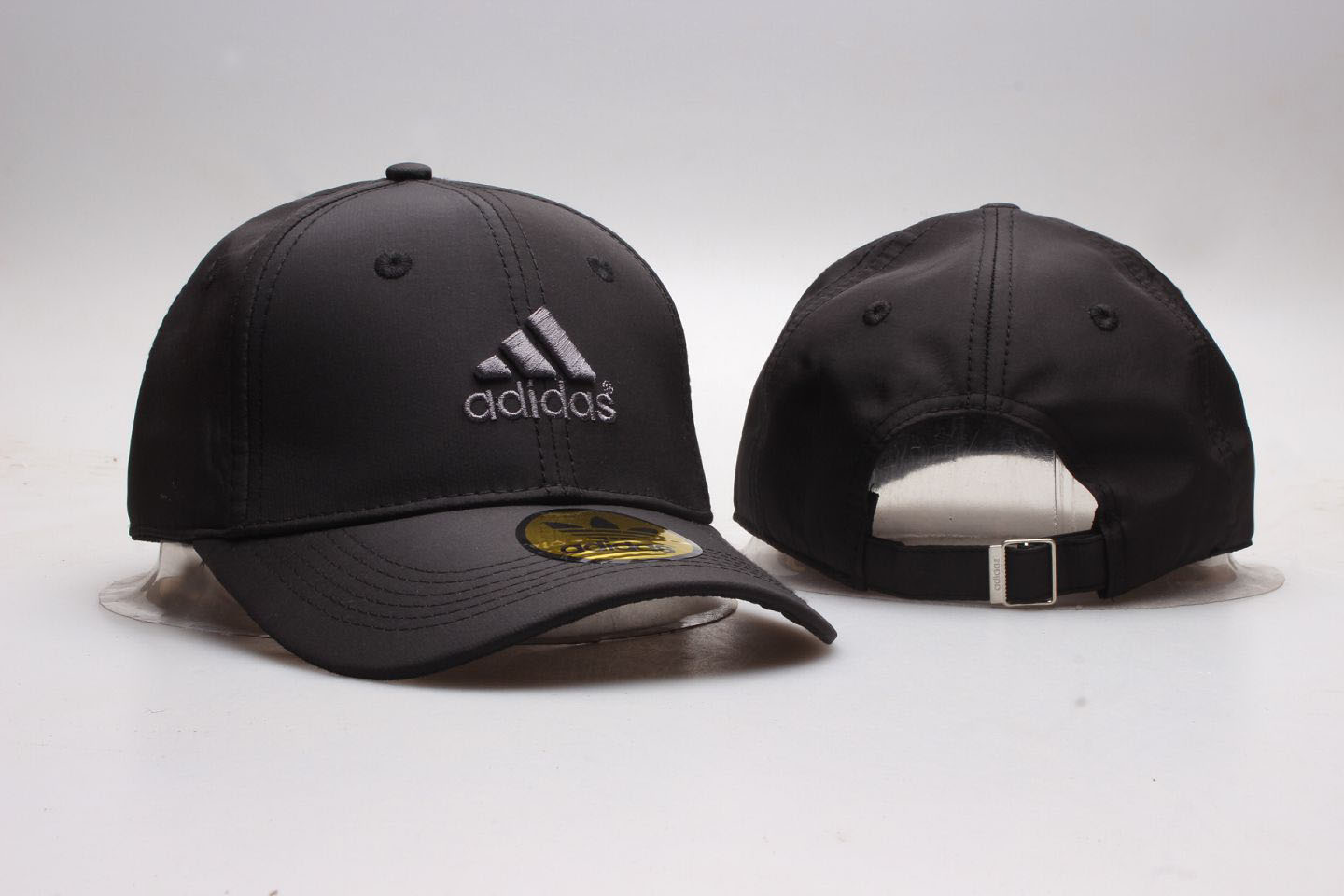 Adidas Fresh Logo Black Peaked Adjustable Hat YP