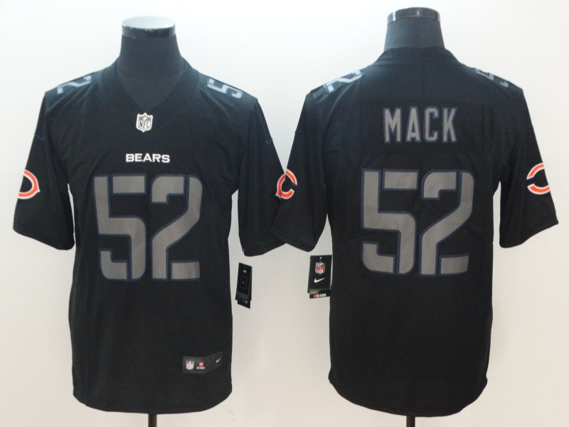 Nike Raiders 52 Khalil Mack Black Rush Impact Limited Jersey