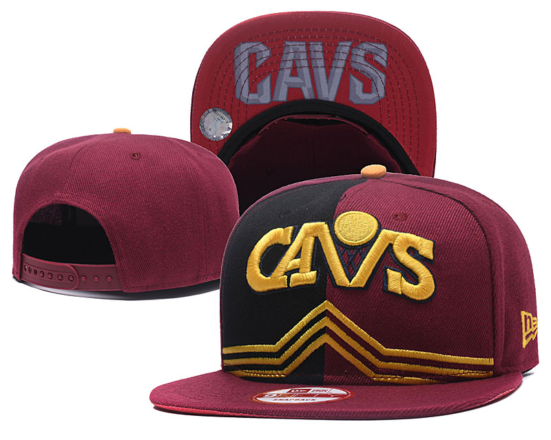 Cavaliers Team Logo Red Split Adjustable Hat GS