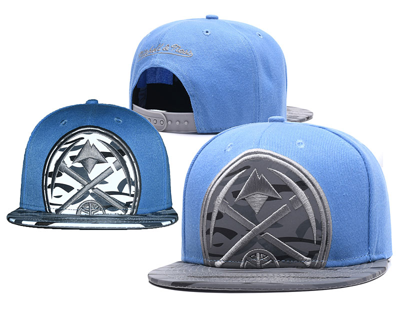 Nuggets Team Logo Blue Adjustable Hat GS