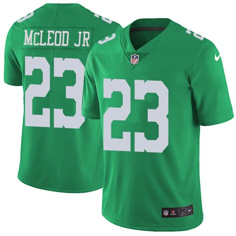 Nike Eagles 23 Rodney McLeod Jr Green Color Rush Limited Jersey