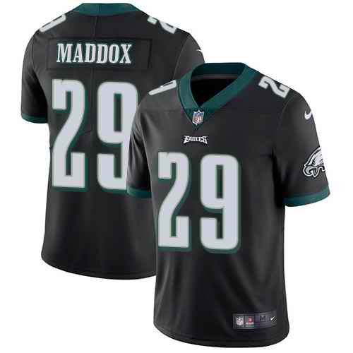 Nike Eagles 29 Avonte Maddox Black Vapor Untouchable Limited Jersey