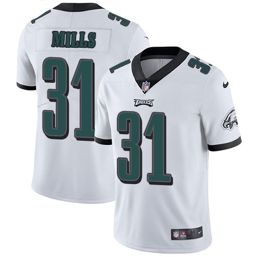 Nike Eagles 31 Jalen Mills White Youth Vapor Untouchable Limited Jersey