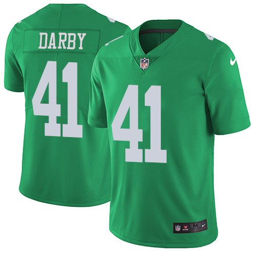 Nike Eagles 41 Ronald Darby Green Color Rush Limited Jersey