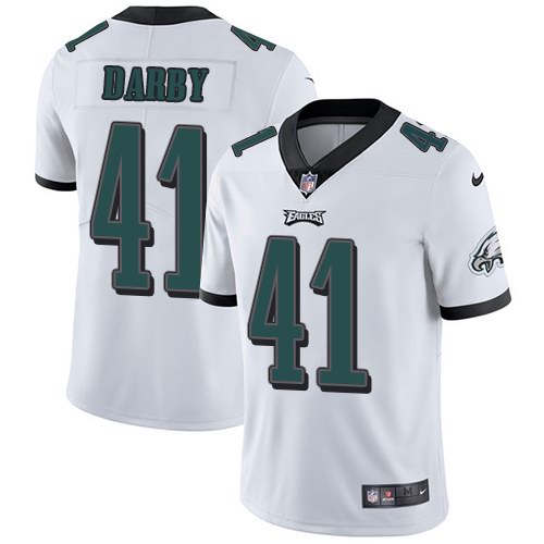 Nike Eagles 41 Ronald Darby White Vapor Untouchable Limited Jersey