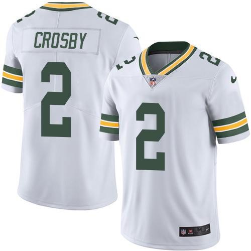 Nike Packers 2 Mason Crosby White Vapor Untouchable Limited Jersey