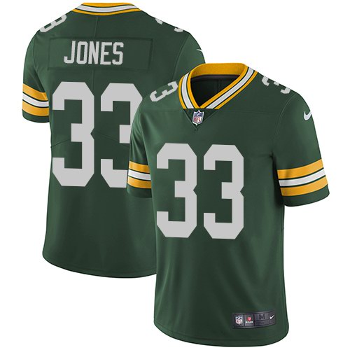 Nike Packers 33 Aaron Jones Green Youth Vapor Untouchable Limited Jersey