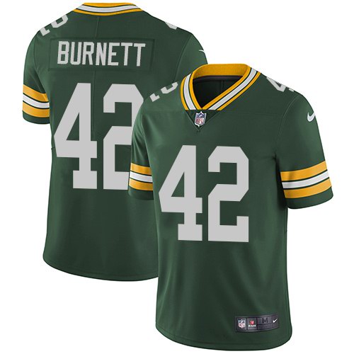 Nike Packers 42 Morgan Burnett Green Youth Vapor Untouchable Limited Jersey