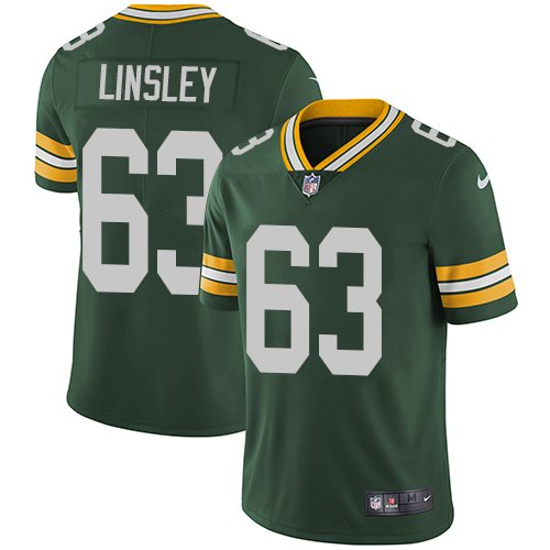 Nike Packers 63 Corey Linsley Green Vapor Untouchable Limited Jersey
