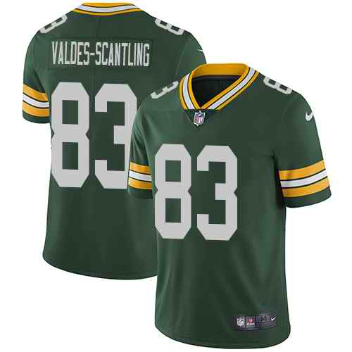 Nike Packers 83 Marquez Valdes-Scantling Green Vapor Untouchable Limited Jersey