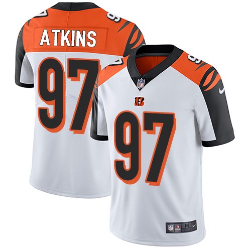 Nike Bengals 97 Geno Atkins White Youth Vapor Untouchable Limited Jersey