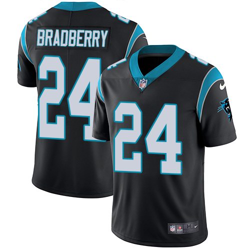 Nike Panthers 24 James Bradberry Black Youth Vapor Untouchable Limited Jersey