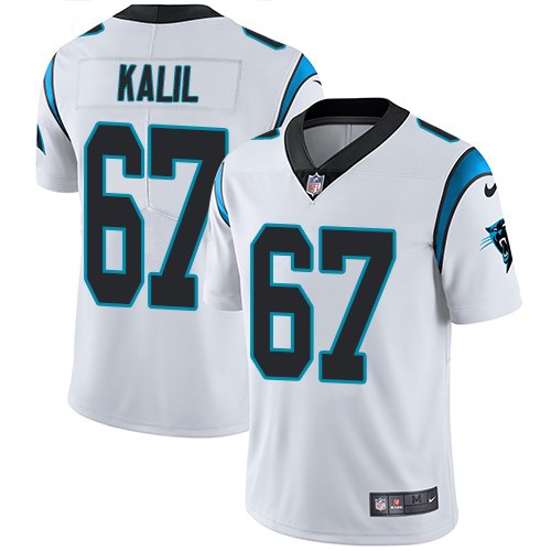 Nike Panthers 67 Ryan Kalil White Youth Vapor Untouchable Limited Jersey