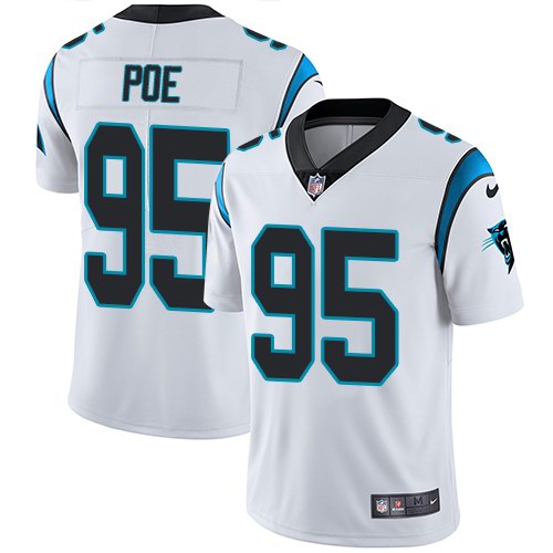 Nike Panthers 95 Dontari Poe White Youth Vapor Untouchable Limited Jersey