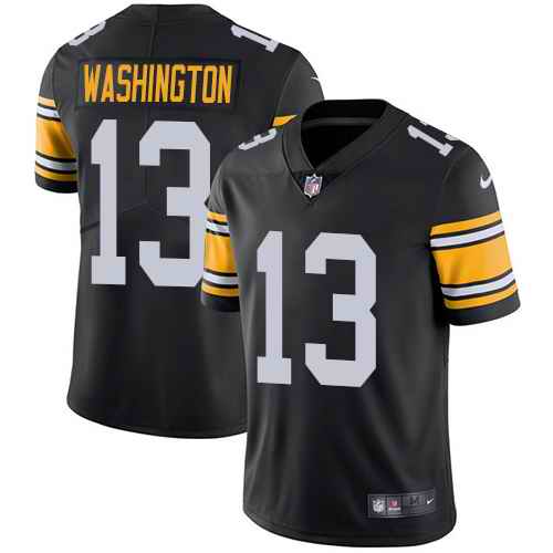 Nike Steelers 13 James Washington Black Alternate Vapor Untouchable Limited Jersey