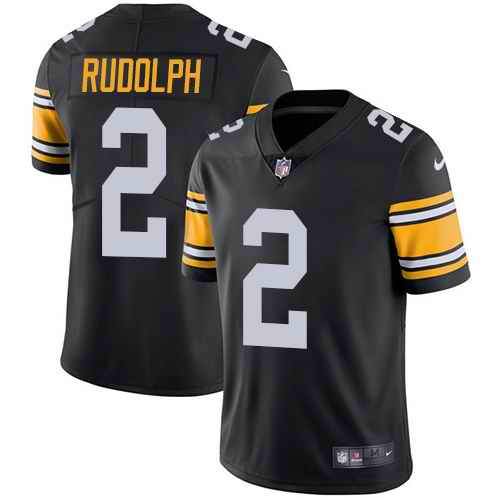 Nike Steelers 2 Mason Rudolph Black Alternate Youth Vapor Untouchable Limited Jersey