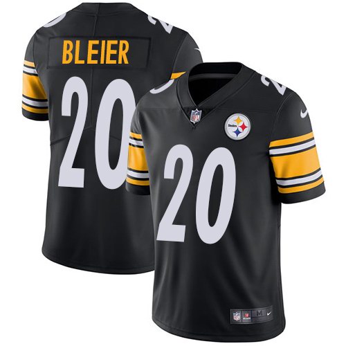 Nike Steelers 20 Rocky Bleier Black Vapor Untouchable Limited Jersey