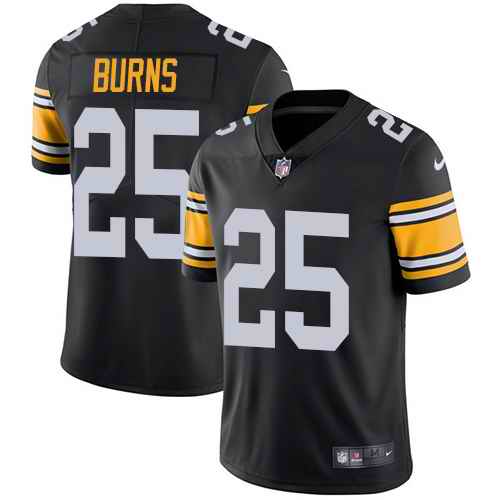 Nike Steelers 25 Artie Burns Black Alternate Youth Vapor Untouchable Limited Jersey