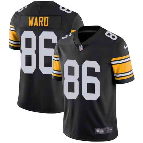Nike Steelers 86 Hines Ward Black Alternate Vapor Untouchable Limited Jersey