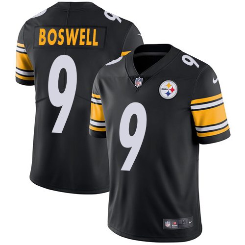 Nike Steelers 9 Chris Boswell Black Youth Vapor Untouchable Limited Jersey