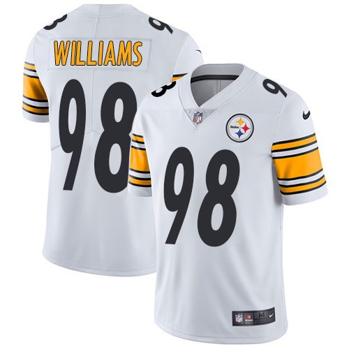 Nike Steelers 98 Vince Williams White Vapor Untouchable Limited Jersey