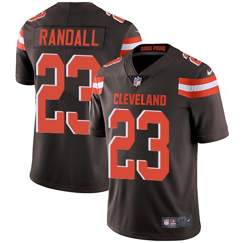 Nike Browns 23 Damarious Randall Brown Vapor Untouchable Limited Jersey