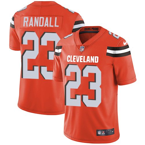 Nike Browns 23 Damarious Randall Orange Vapor Untouchable Limited Jersey