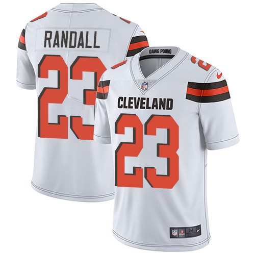 Nike Browns 23 Damarious Randall White Vapor Untouchable Limited Jersey