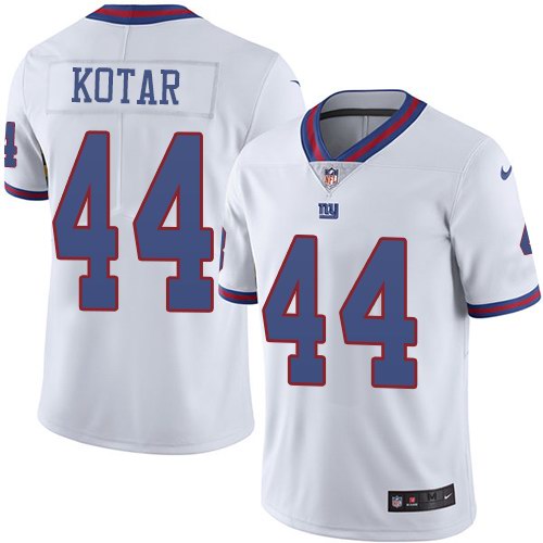 Nike Giants 44 Doug Kotar White Youth Color Rush Limited Jersey