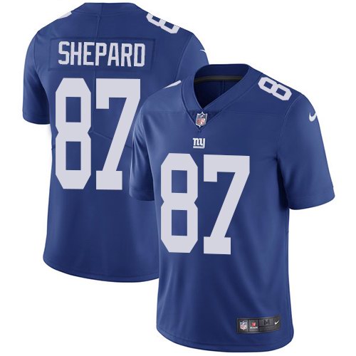 Nike Giants 87 Sterling Shepard Blue Youth Vapor Untouchable Limited Jersey